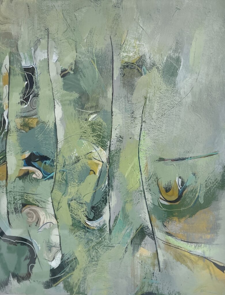 LINES, 1998 Gouache on paper 17 ½ x 14 ½”