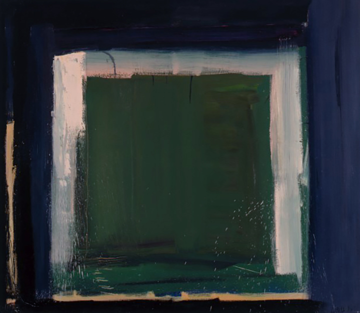 Larry Bell 1959 S HOUSE oil on canvas 60 x 70 inches